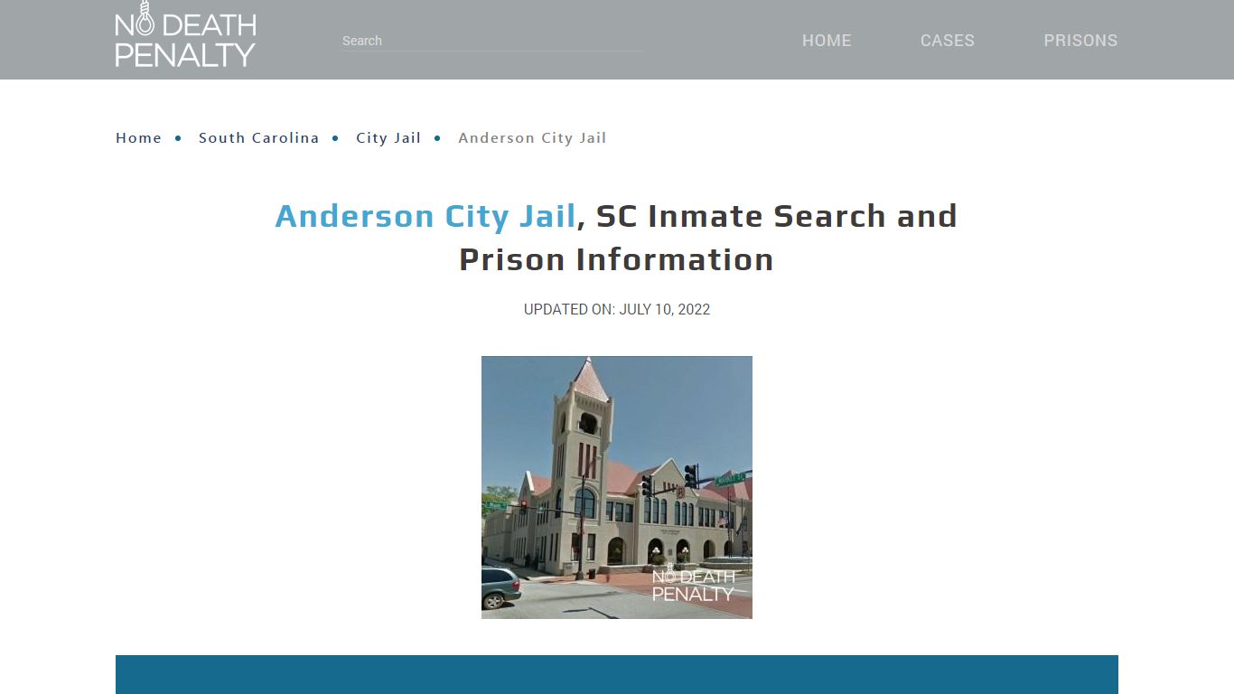 Anderson City Jail, SC Inmate Search, Visitation, Phone no ...